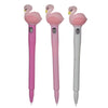 Flamingo led fijnschrijver pen - zwart