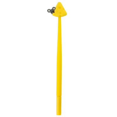 Kaas muis fijnschrijver pen - zwart