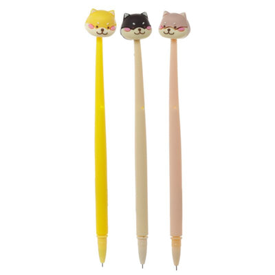 Cutiemals shiba inu fijnschrijver pen - zwart