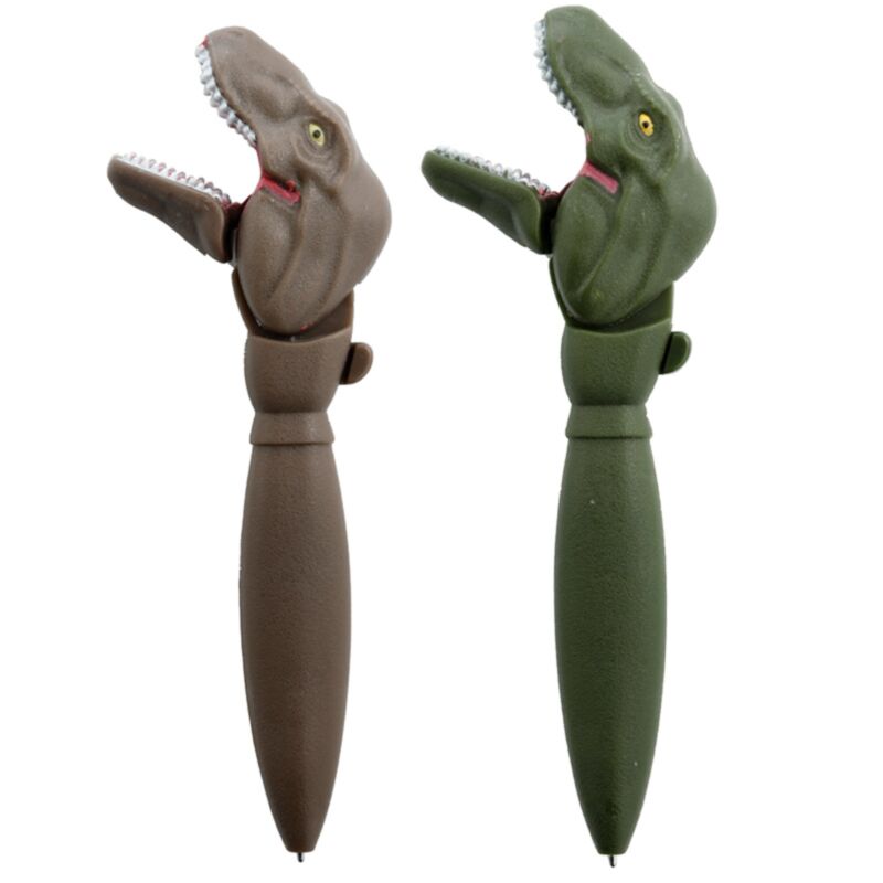 Dinosauria dinosaurus plastic pen - blauw