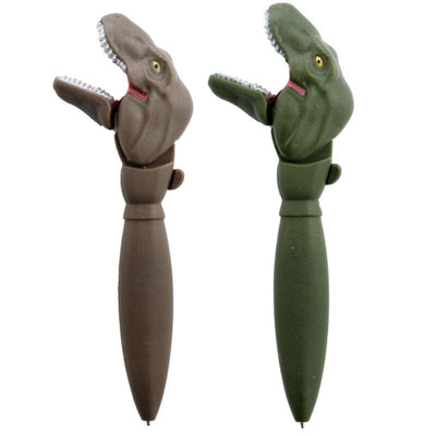 Dinosauria dinosaurus plastic pen - blauw