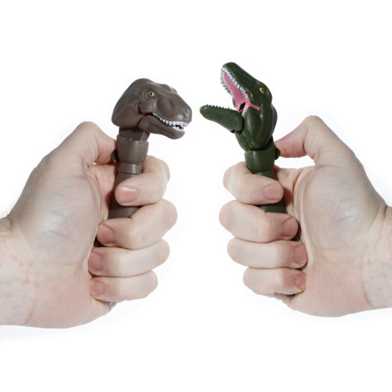 Dinosauria dinosaurus plastic pen - blauw