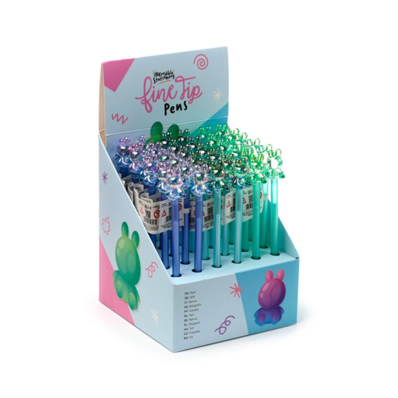 Konijn fijnschrijver pen - zwart