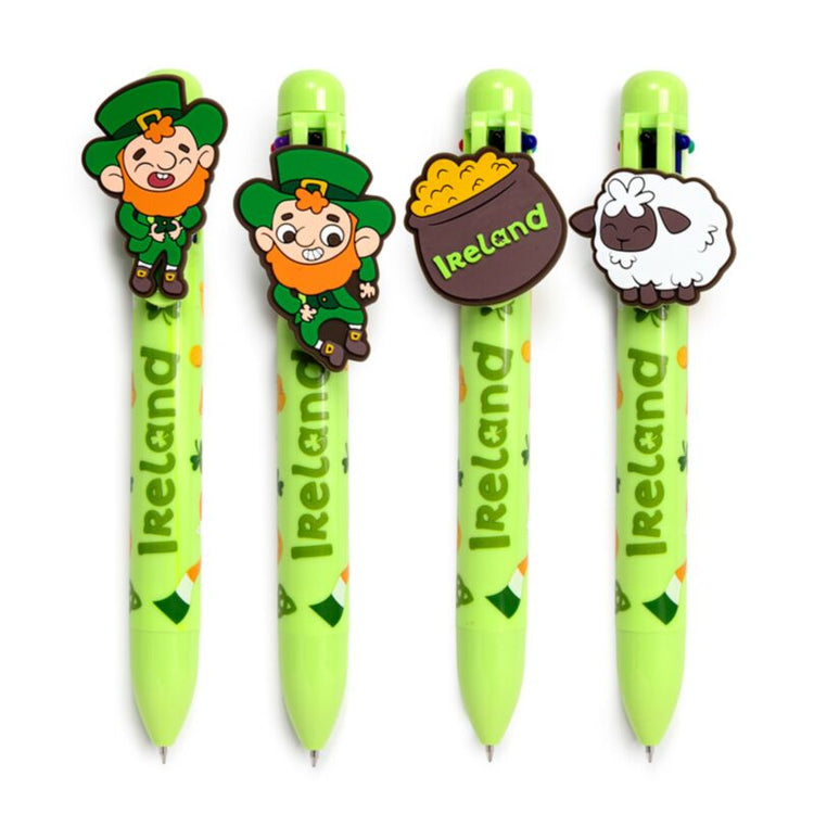 Iers geluk ierland meer kleuren pen (6 kleuren)