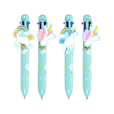 Unicorn magic meerkleurige pen (6 kleuren)