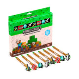 Union set van 8 uitwisbare pennen minecraft gereedschap top - afbeelding 1