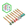 Union set van 8 uitwisbare pennen minecraft gereedschap top