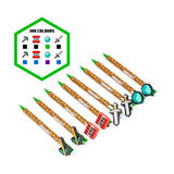 Union set van 8 uitwisbare pennen minecraft gereedschap top - afbeelding 2