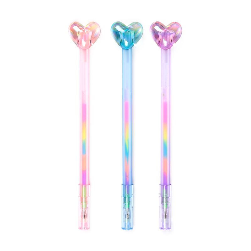 Amore hart regenboog inkt pen