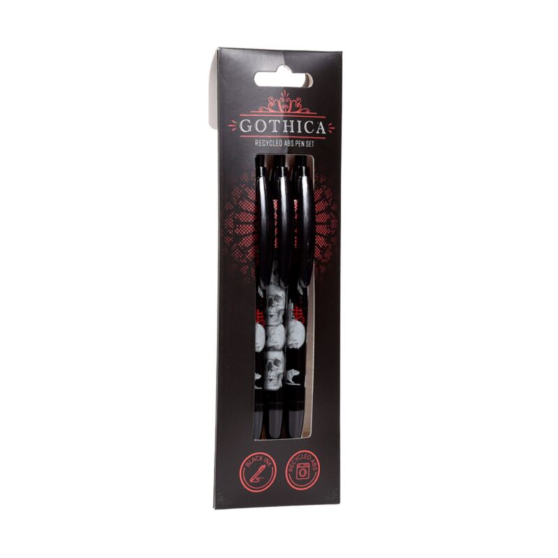 Gothica gerecycled abs (rabs) 3-delige pennenset