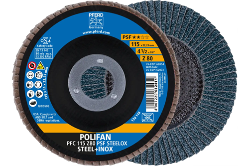 Pferd lamellenschijf 115mm z40psf steelox | 10 stuks