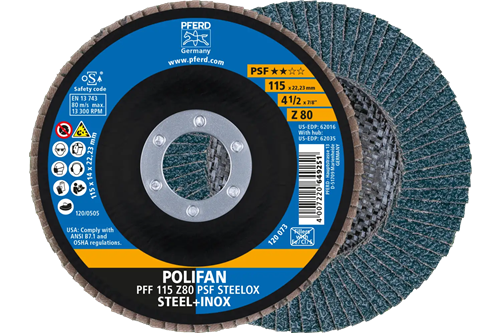 Pferd lamellenschijf 125mm z60 steelox | 10 stuks