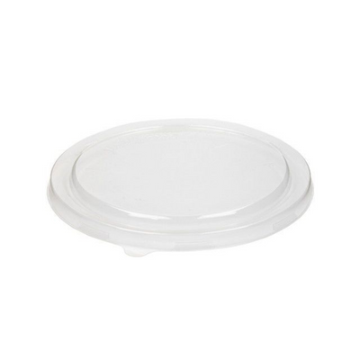 Natureko pla deksel voor kraft pla saladebowl 480 750ml 15ø (300 stuks)