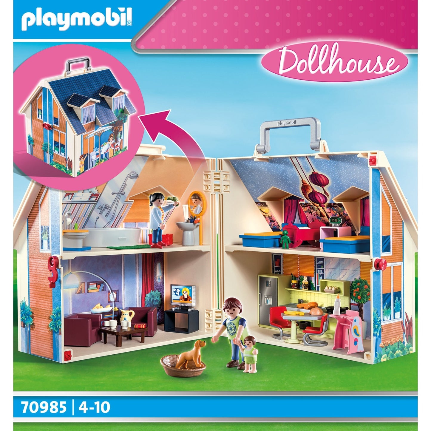 Playmobil Dollhouse Mijn Meeneempoppenhuis 70985