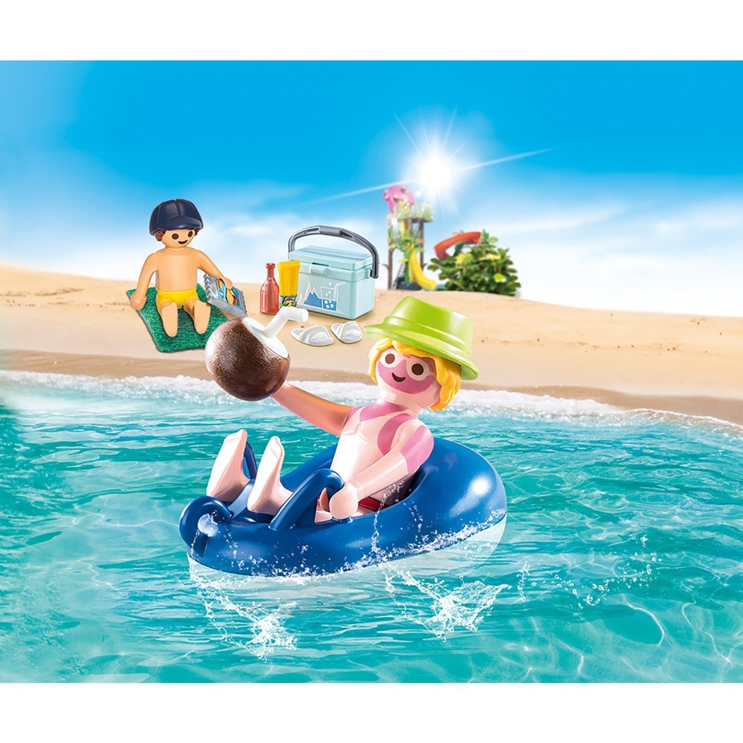Playmobil Family Fun Badgast met Zwembanden 70112