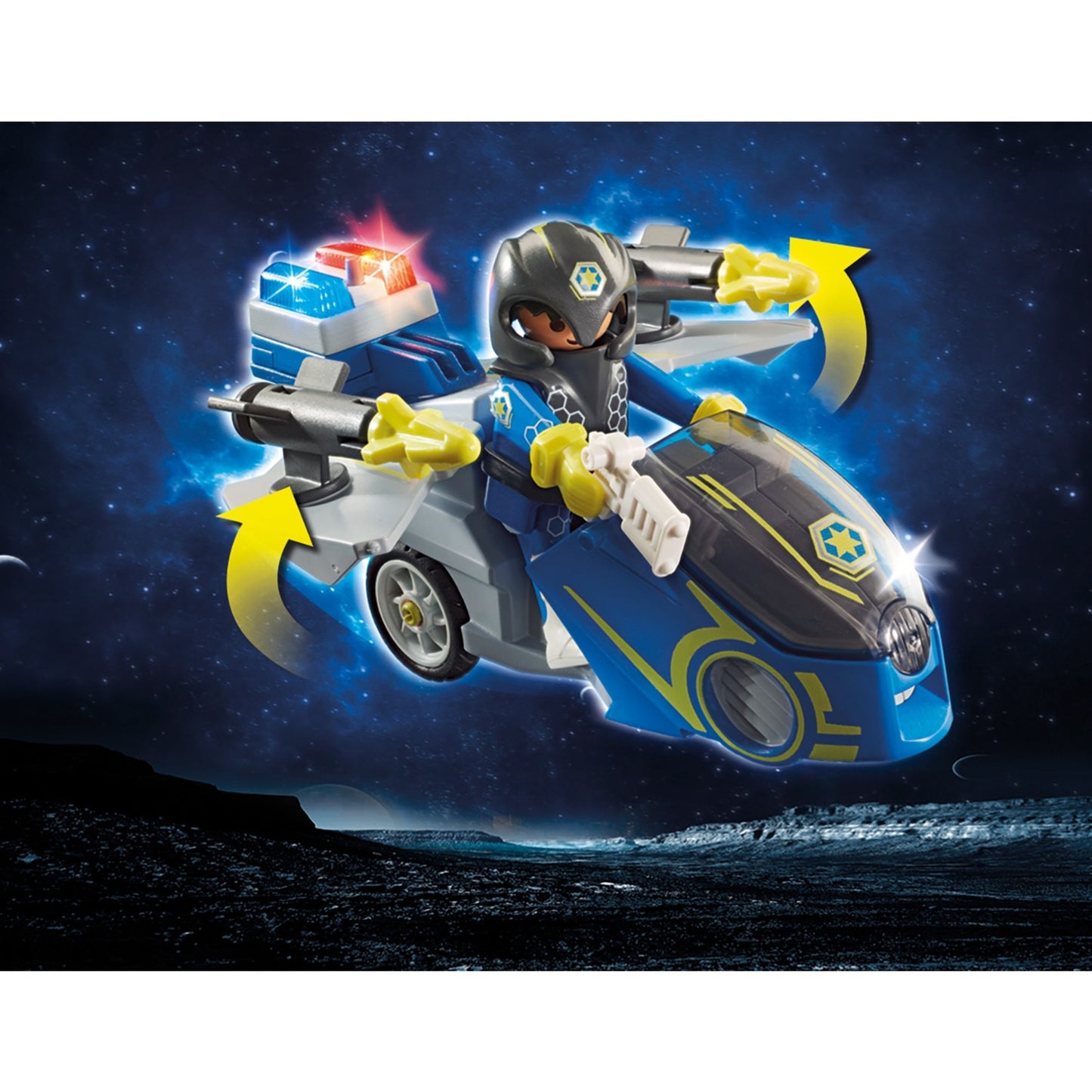 PLAYMOBIL Galaxy Police Galaxy politiemotorfiets