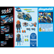 PLAYMOBIL Galaxy Police Galaxy politiemotorfiets - afbeelding 5