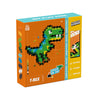 Plus plus puzzle by number t-rex 250 pcs plus-plus (4334)
