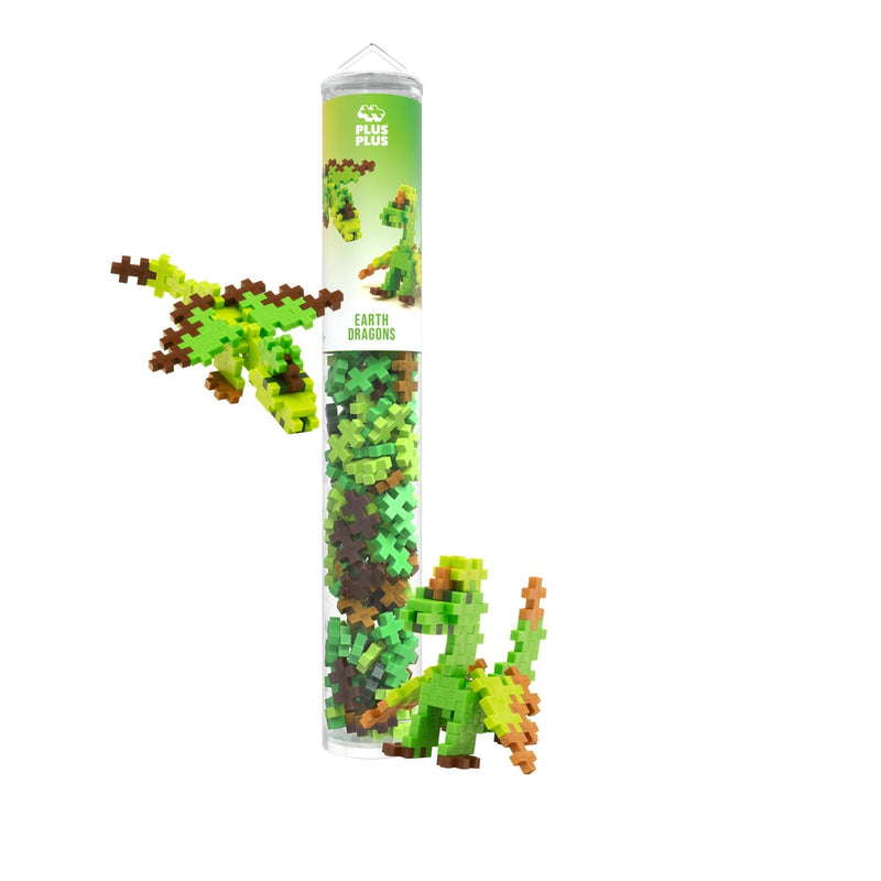Plus plus plus-plus earth dragons 100 pcs tube (4376)