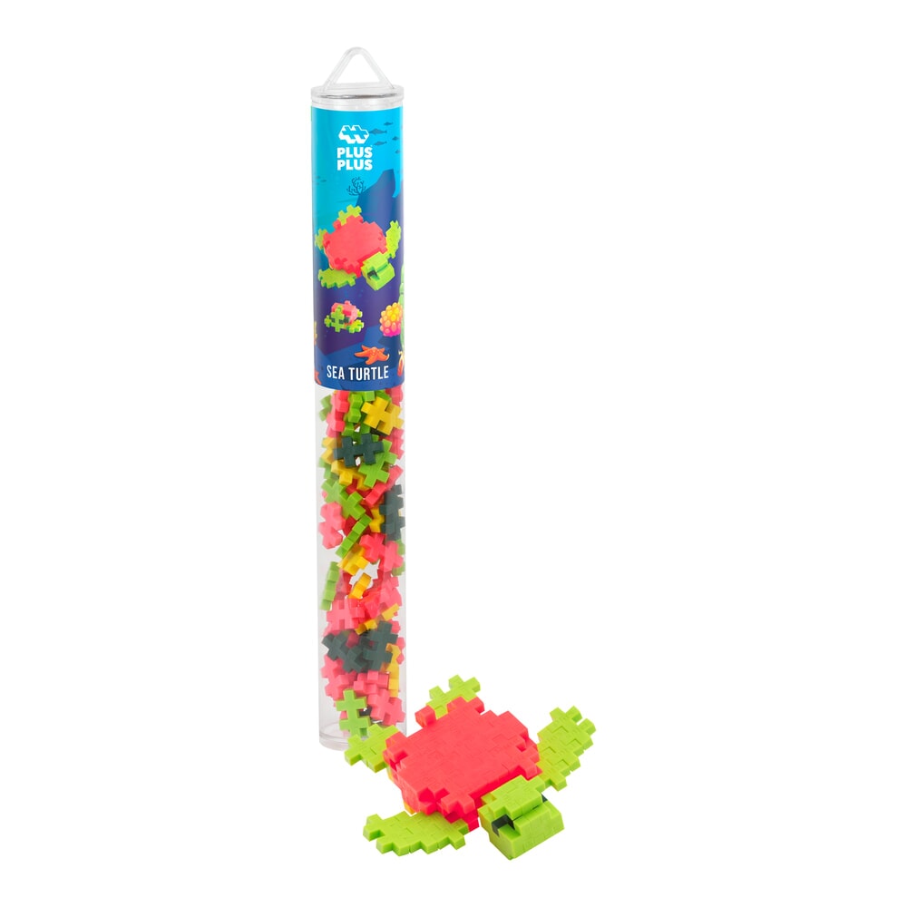 Plus plus plus-plus zeeschildpand: 100 stuks tube (4327)