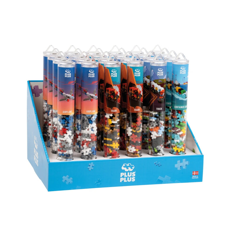 Plus plus transport 24 stuks tube display plus-plus (7410)