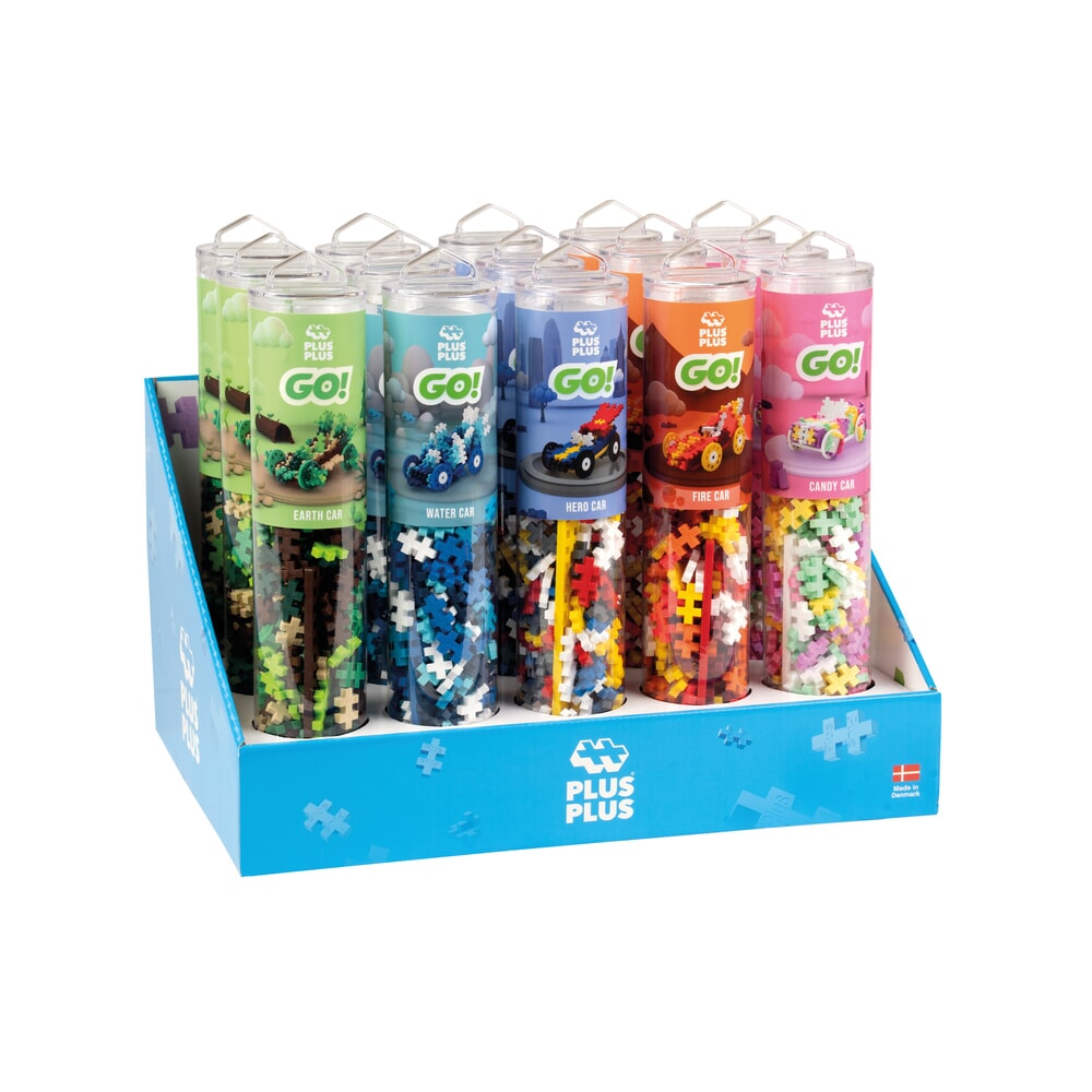 Plus plus plus-plus 240 stuks color cars tubes: 15 stuks (7280)