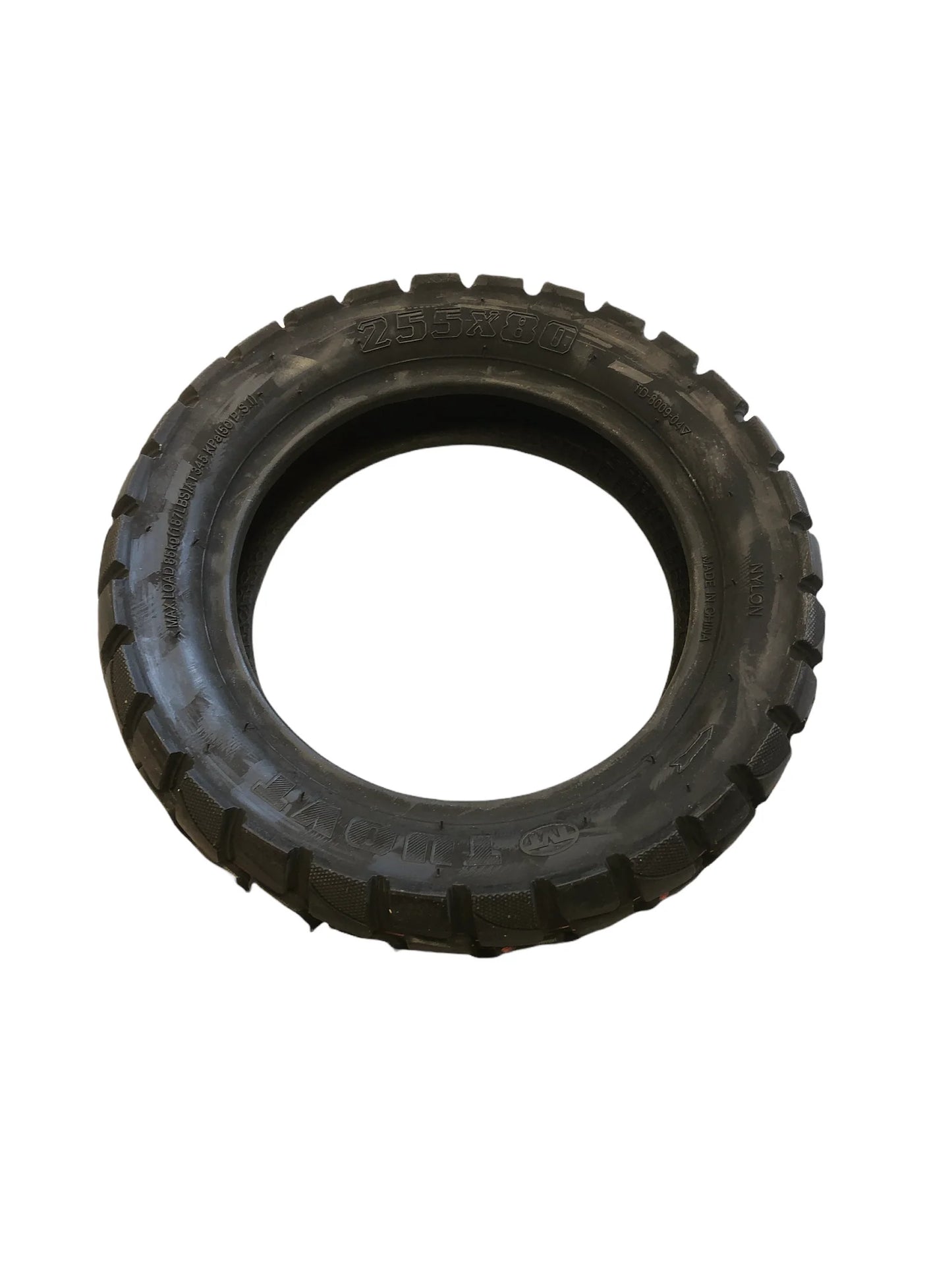 Pro-mounts buitenband 10 x 2.5 zwart off-road