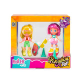 Pinypon top roller girls 11cm met deco mini tattoos - afbeelding 2