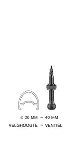 Axa tubeless ventiel schwalbe sv 40 mm (2 stuks) - afbeelding 1