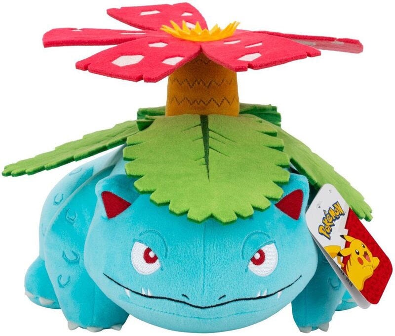 Jazwares pokémon knuffel pluche venusaur, 30cm
