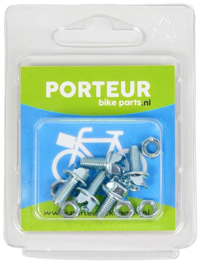 Porteur Spatbordbout+moer Porteur M5x12 (5)