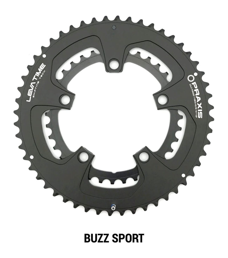 Praxis kettingblad buzz sport 110bcd 52 36t zwart
