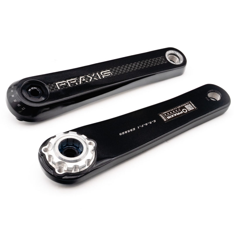 Praxis crankstel e-race tq-hpr40 carbon 165mm
