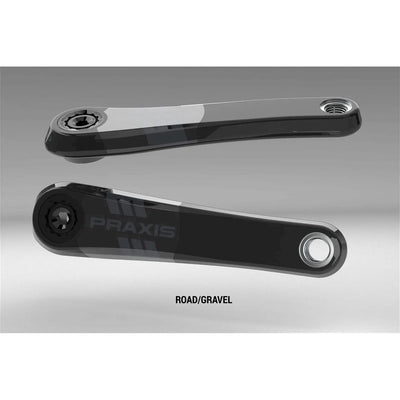 Praxis crankstel e-race carbon etor spline 165mm (fazua r60