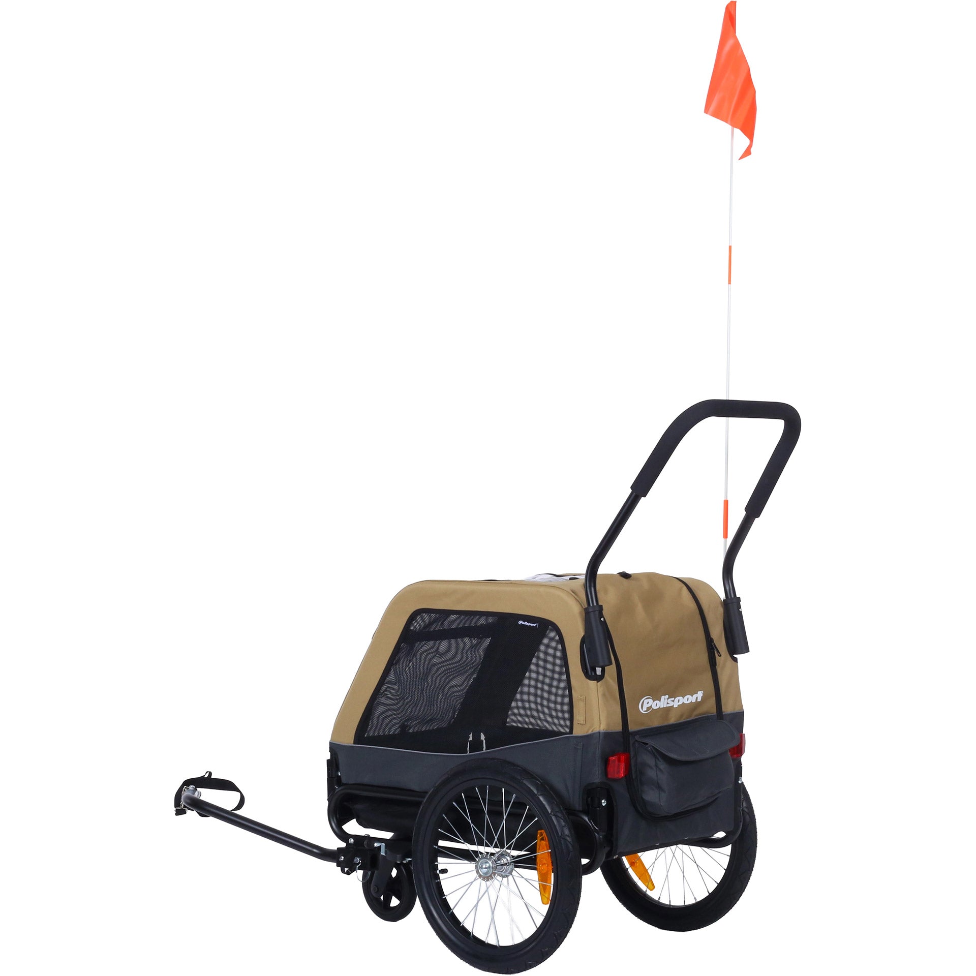 Polisport honden aanhangwagen 20 inch m tot 23kg