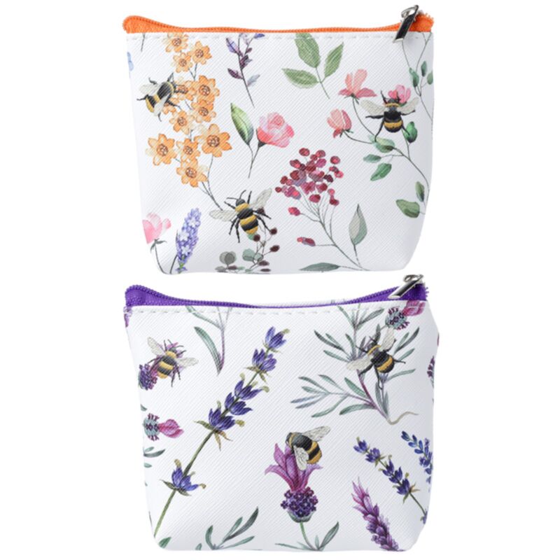 Nectar meadows bij bij pvc portemonnee