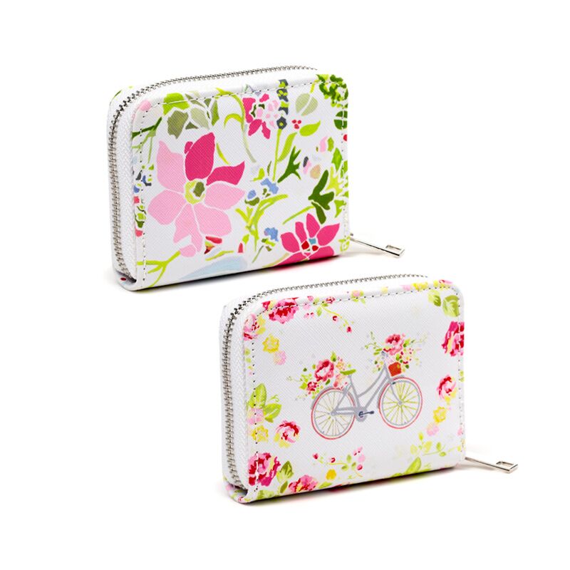 Julie dodsworth roze botanical rondrits portemonnee - small