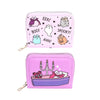 Union pusheen de kat halloween rondrits portemonnee - small