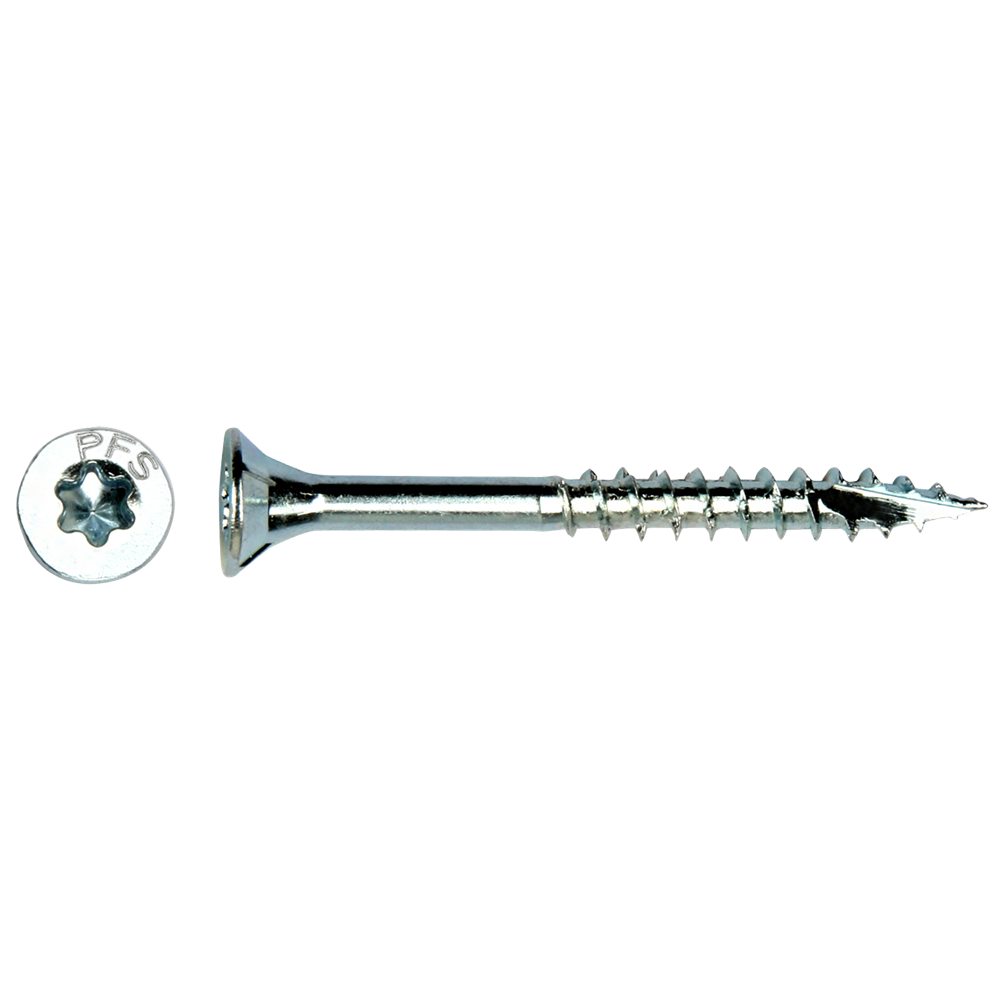 Pgb-europe pfs+ | spaanplaatschroef pfs+ vzk-t ø 4,5x50 zn | 200 st pfwvtg001004500503
