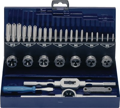 Promat tecwerk schroefdraadtapset | m3-m12 | 32 delig hss | metalen cassette - 4000867530