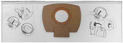 Makita accessoires makita filterstofzak vc2512l vc3011l 5 st