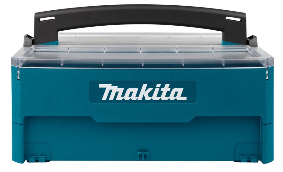 Makita accessoires makita uitklapbare gereedschapskoffer p-84137 | 4 compartimenten | accessoires - p-84137