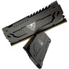 Patriot 16 gb ddr4-3200 kit werkgeheugen (grijs, pvs416g320c6k, viper steel, xmp)