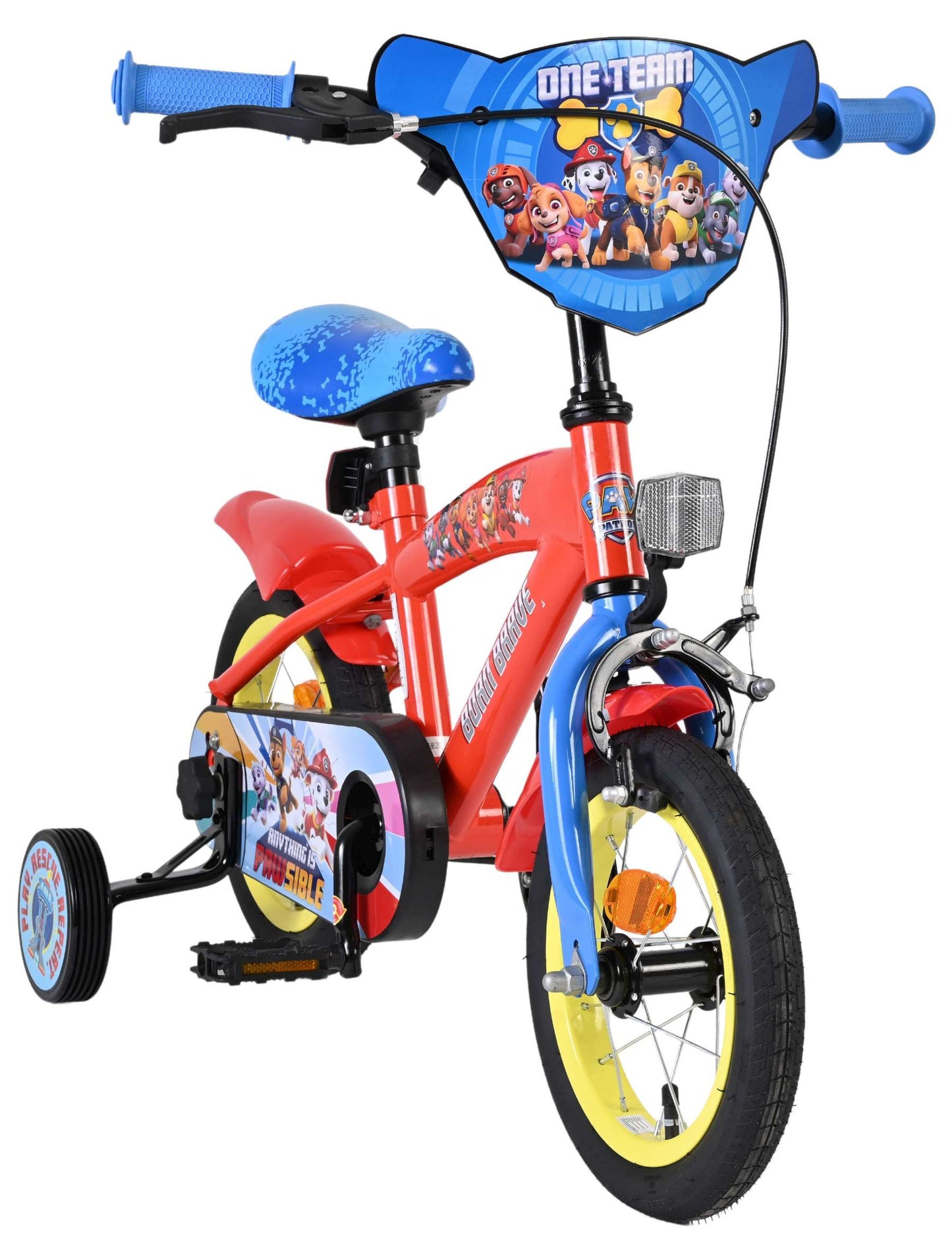 Paw patrol fiets 12 rood 20506