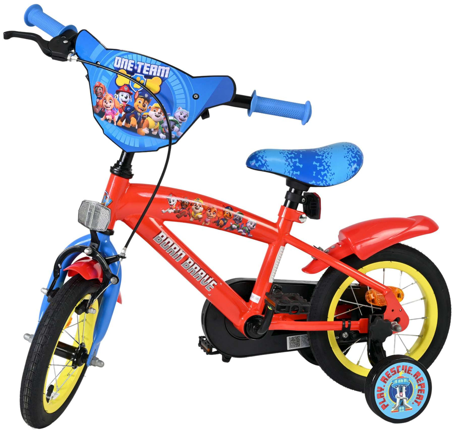 Paw patrol fiets 12 rood 20506