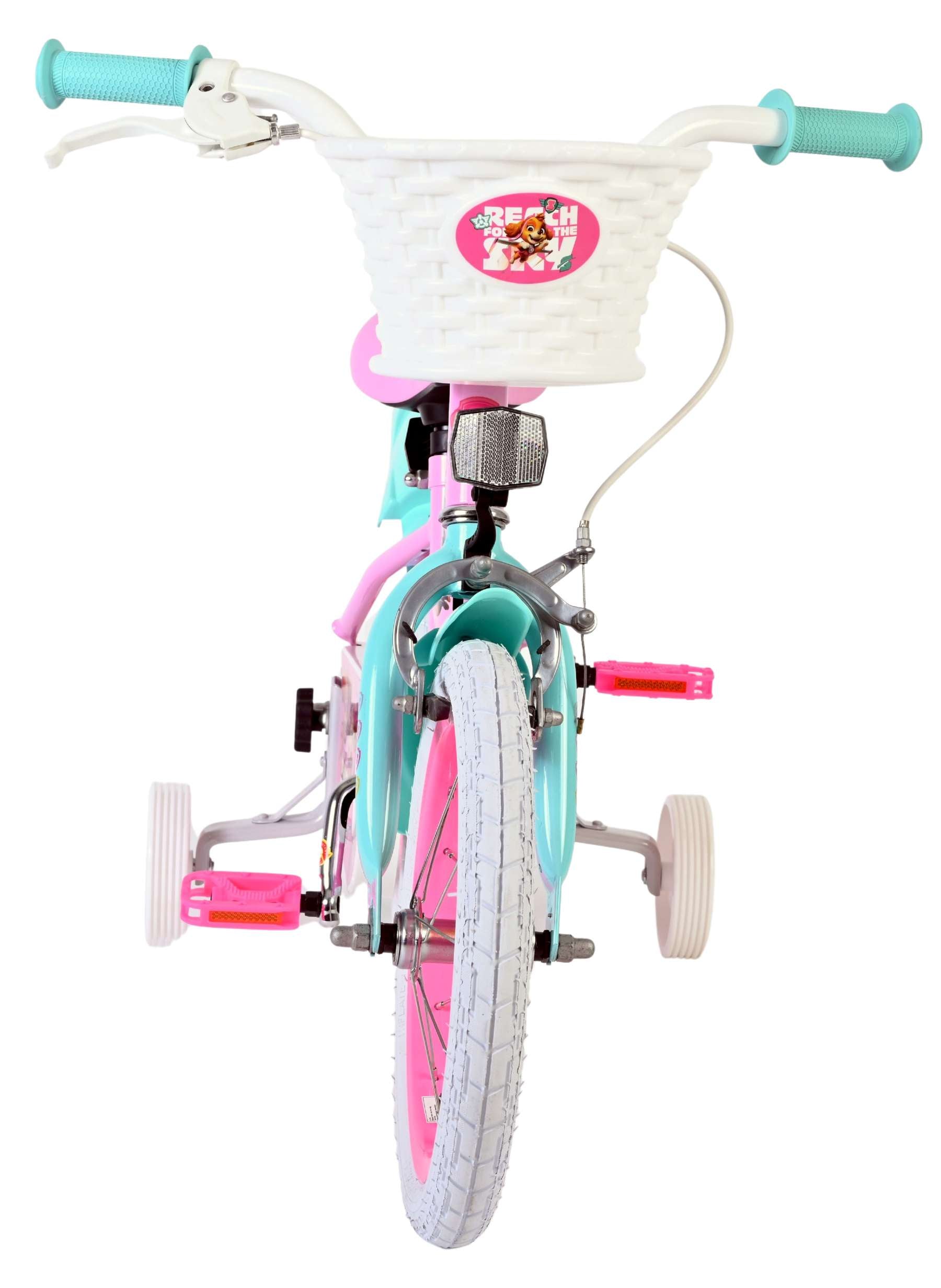 Volare paw patrol kinderfiets - meisjes - 14 inch - roze