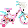 Paw patrol kinderfiets - meisjes - 14 inch - roze - twee handremmen