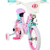 Paw patrol kinderfiets - meisjes - 14 inch - roze - twee handremmen
