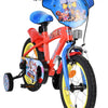 Paw patrol kinderfiets - jongens - 14 inch - rood blauw
