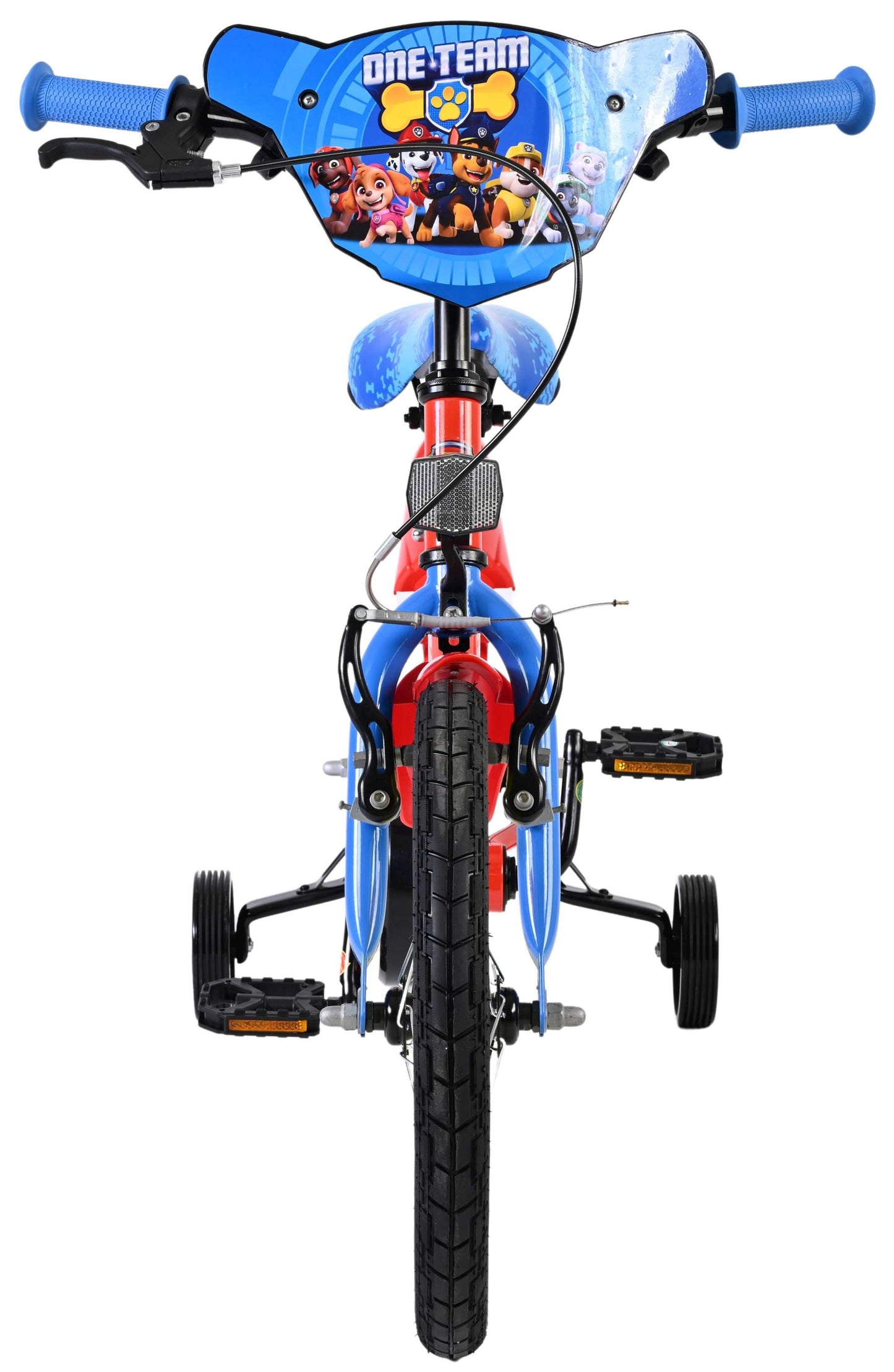 Paw patrol kinderfiets - jongens - 16 inch - rood blauw